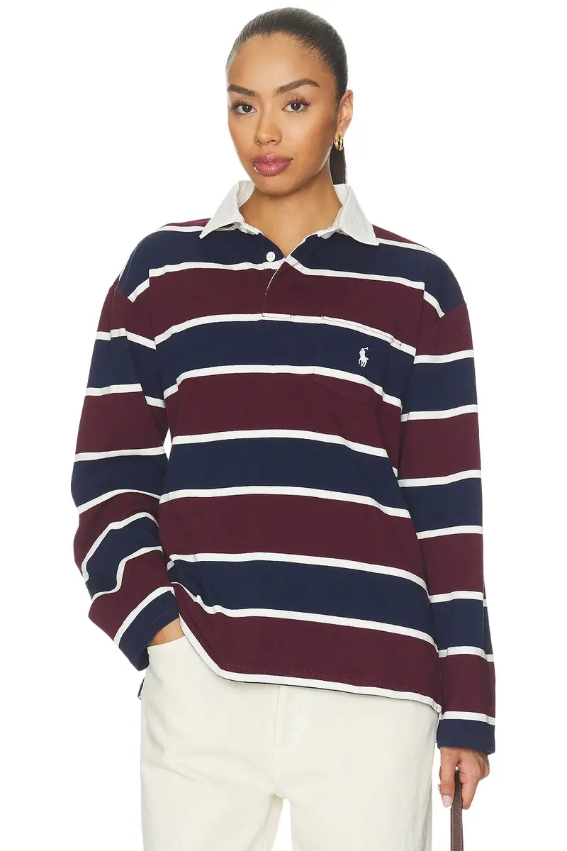 Polo Ralph Lauren Vintage Rugby Polo Knit Pullover