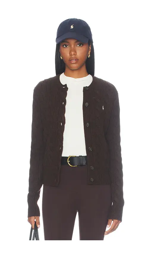 Polo Ralph Lauren Crew Neck Cardigan Sweater | Thumbnail 2 Polo Ralph Lauren Crew Neck Cardigan Sweater | Thumbnail 2