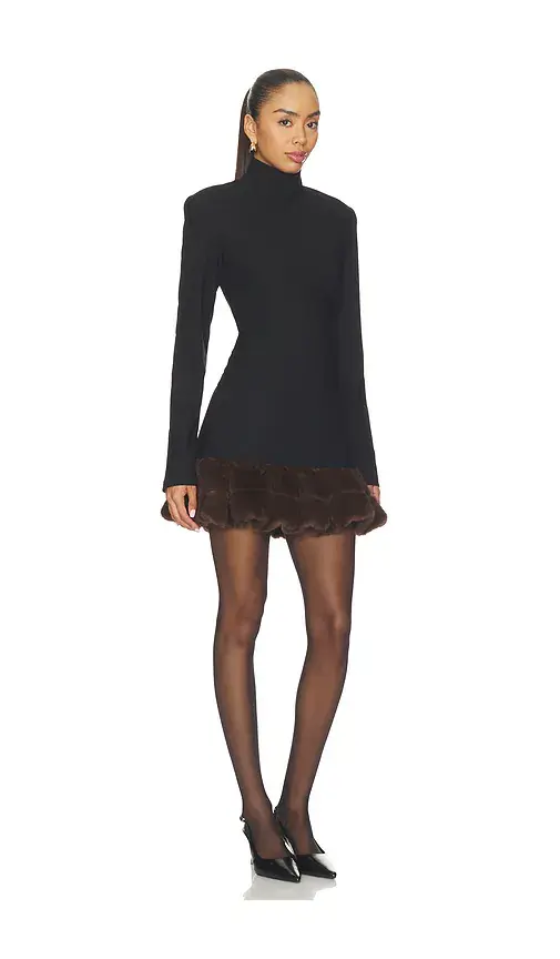 ROTATE Longsleeve Mini Peplum Dress | Thumbnail 2 ROTATE Longsleeve Mini Peplum Dress | Thumbnail 2