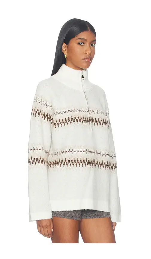 MORE TO COME Ariana Quarter Zip Sweater | Thumbnail 2