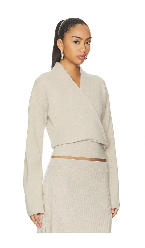 NAADAM Cashmino Wrap Sweater | Thumbnail 2 NAADAM Cashmino Wrap Sweater | Thumbnail 2