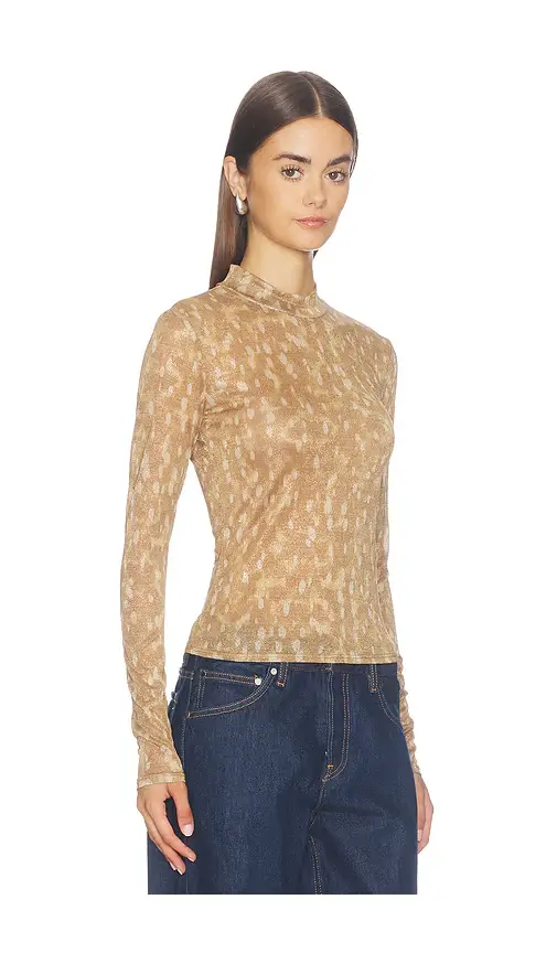 LSpace Shimmer Long Sleeve Top | Thumbnail 2 LSpace Shimmer Long Sleeve Top | Thumbnail 2