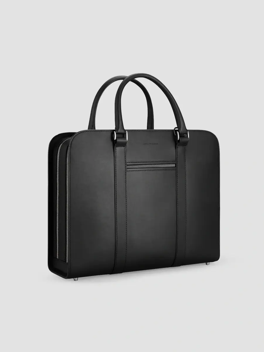 Carl Friedrik Men Heritage Palissy Double Leather Briefcase | Thumbnail 2