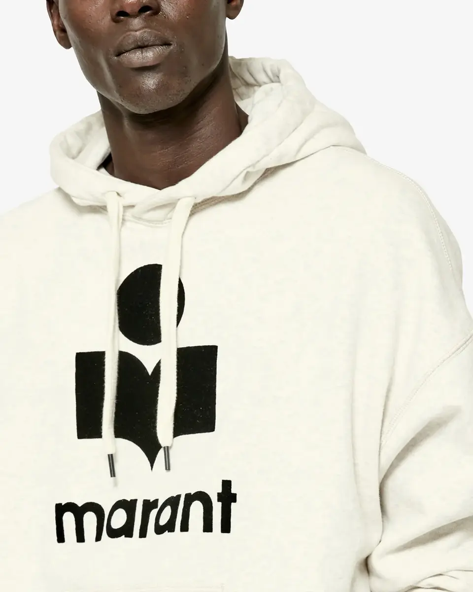 Isabel Marant Miley Logo Oversize Hoodie Sweatshirt | Thumbnail 2