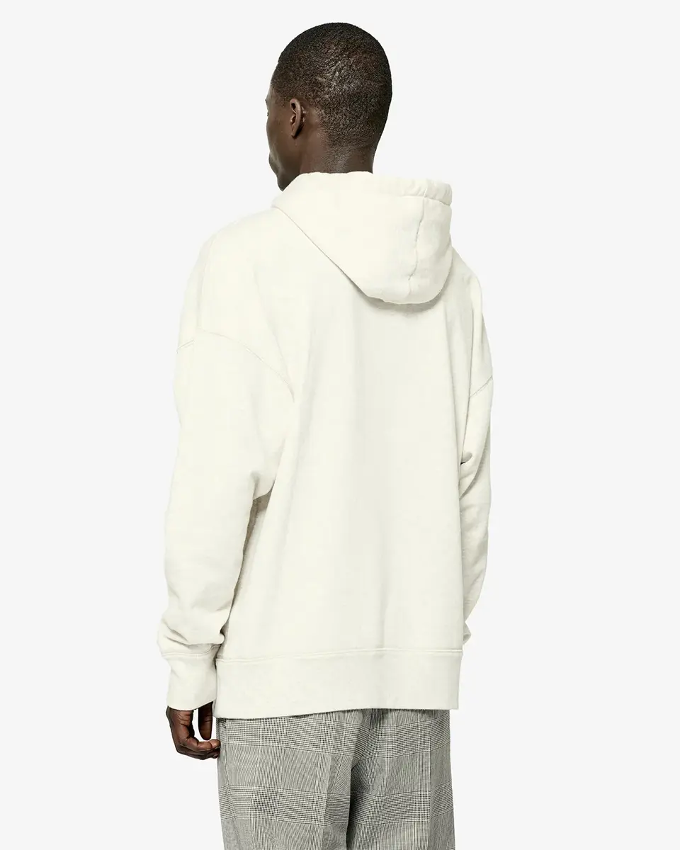 Isabel Marant Miley Logo Oversize Hoodie Sweatshirt | Thumbnail 3