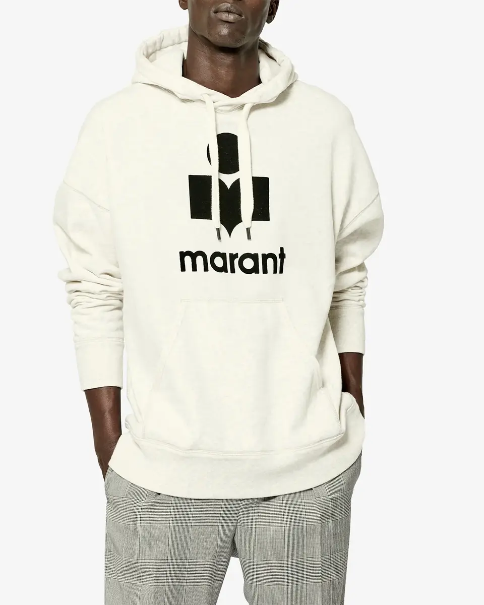 Isabel Marant Miley Logo Oversize Hoodie Sweatshirt | Thumbnail 5