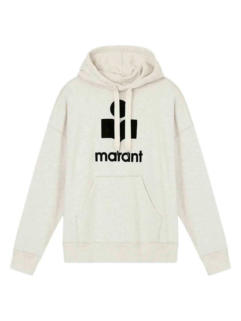 Isabel Marant Miley Logo Oversize Hoodie Sweatshirt