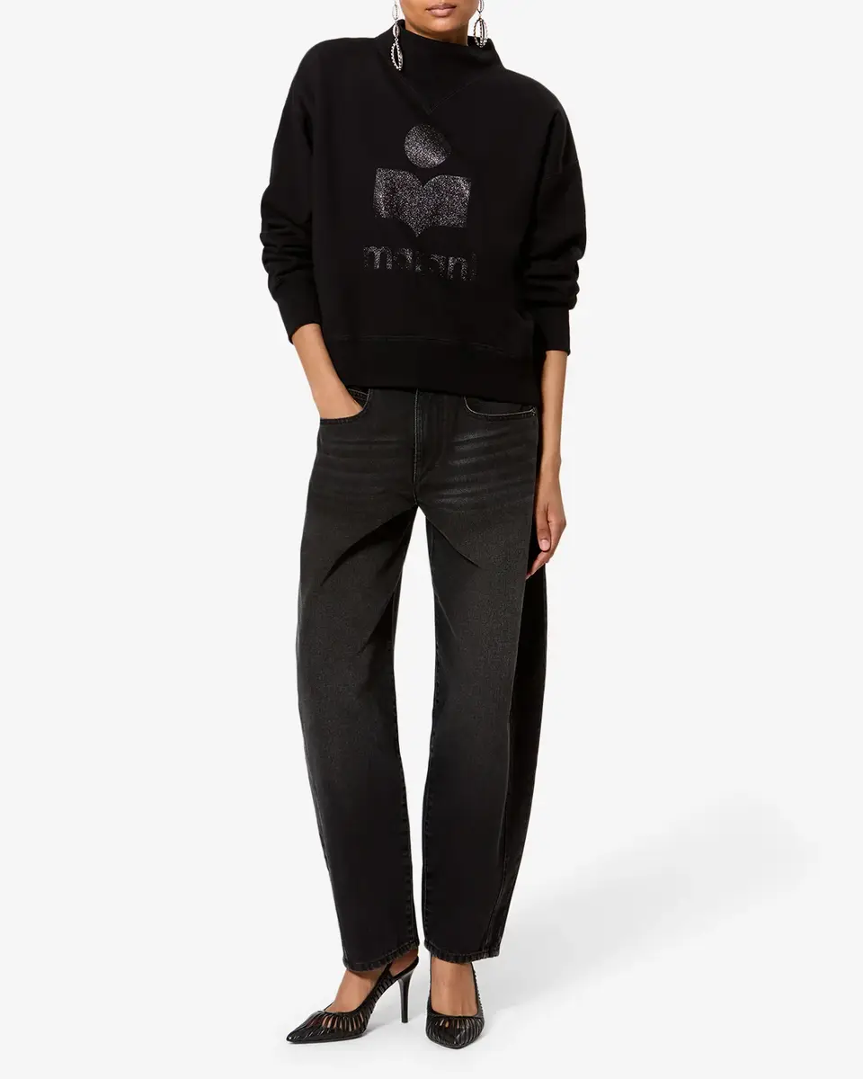 Marant Étoile Glitter Sweatshirt Moby | Thumbnail 4 Marant Étoile Glitter Sweatshirt Moby | Thumbnail 4