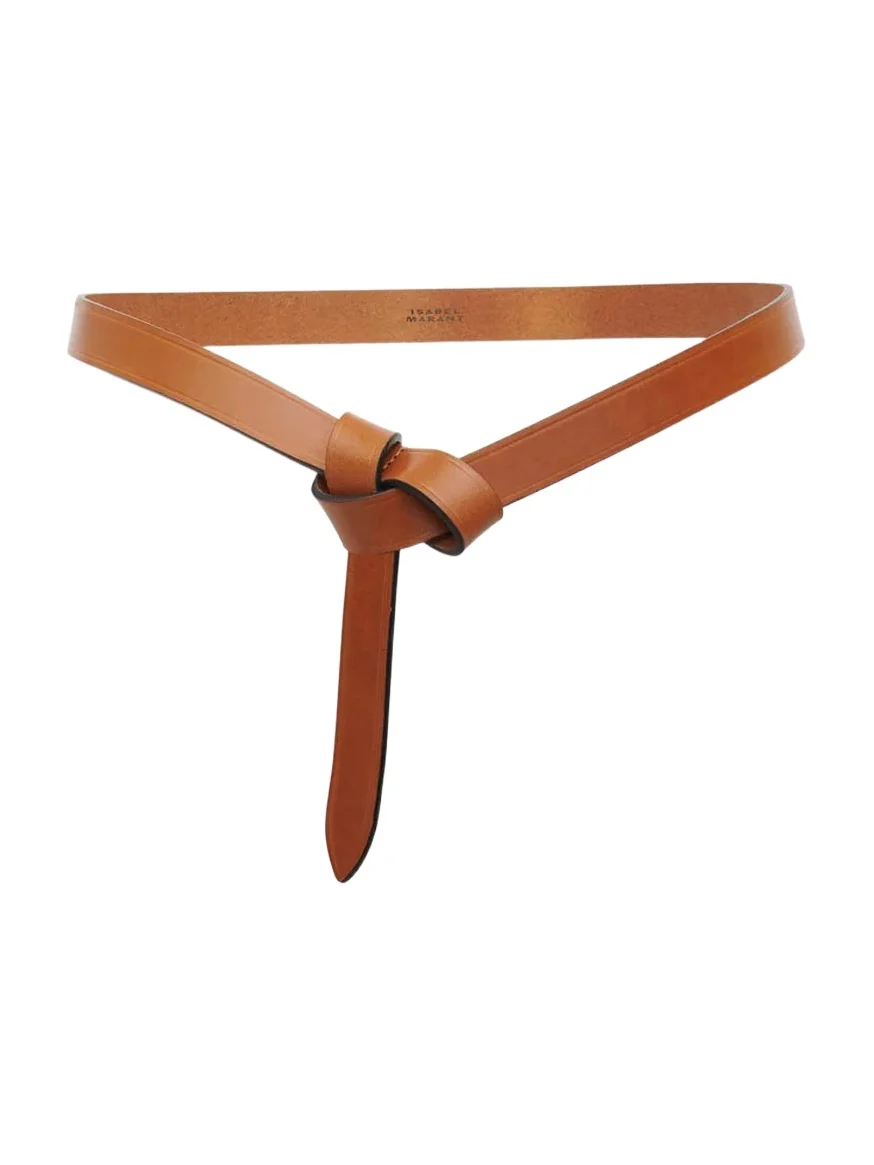 Isabel Marant Kirka Calfskin Leather Belt