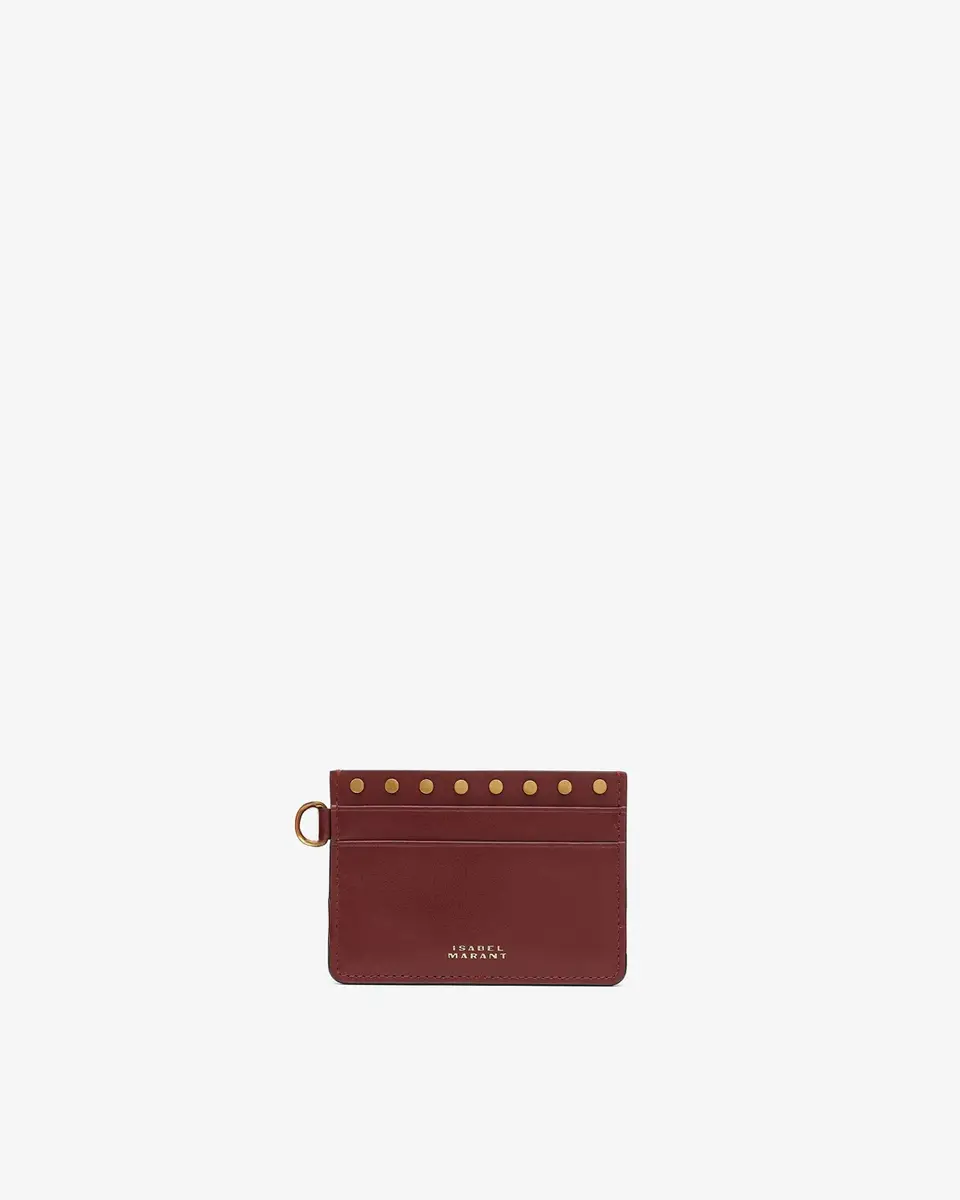 Isabel Marant Leather Oskan Card Holder | Thumbnail 3 Isabel Marant Leather Oskan Card Holder | Thumbnail 3