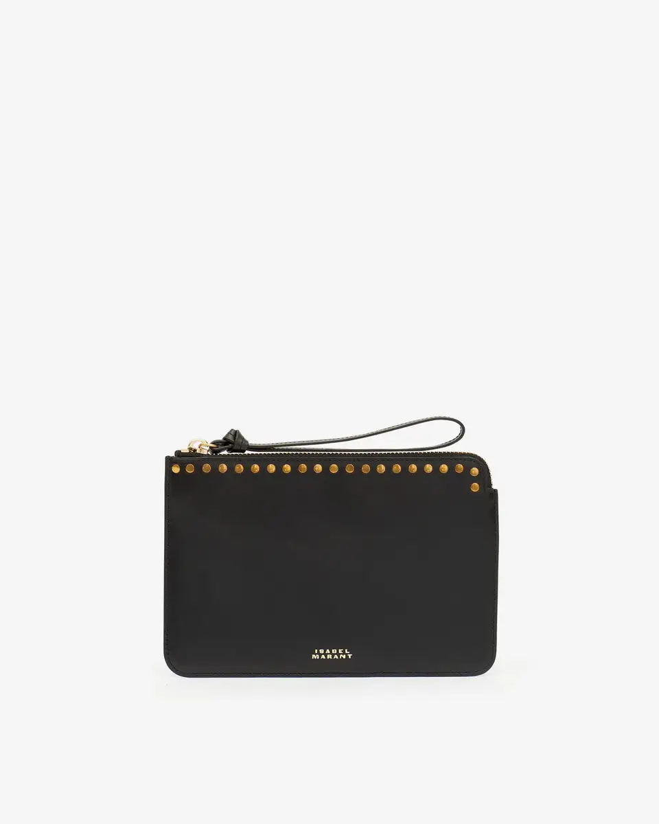 Isabel Marant Leather Oskan Flat Pouch | Thumbnail 3