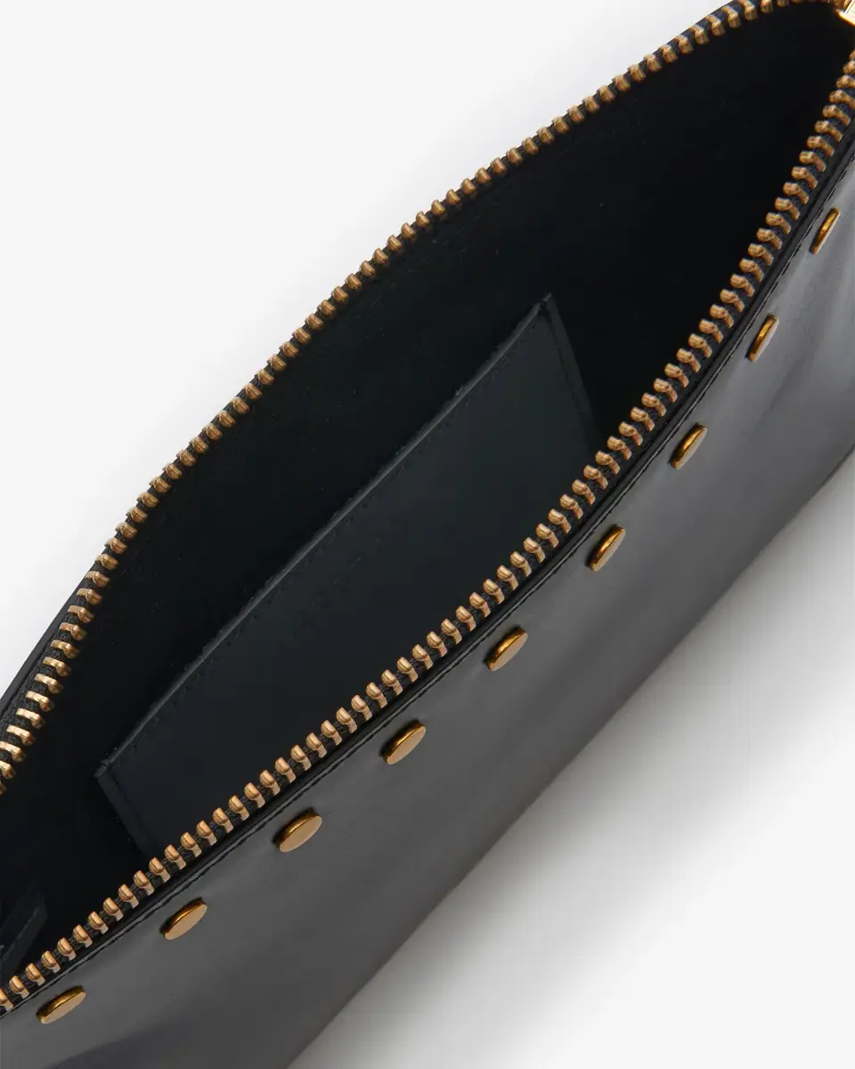 Isabel Marant Leather Oskan Flat Pouch | Thumbnail 4