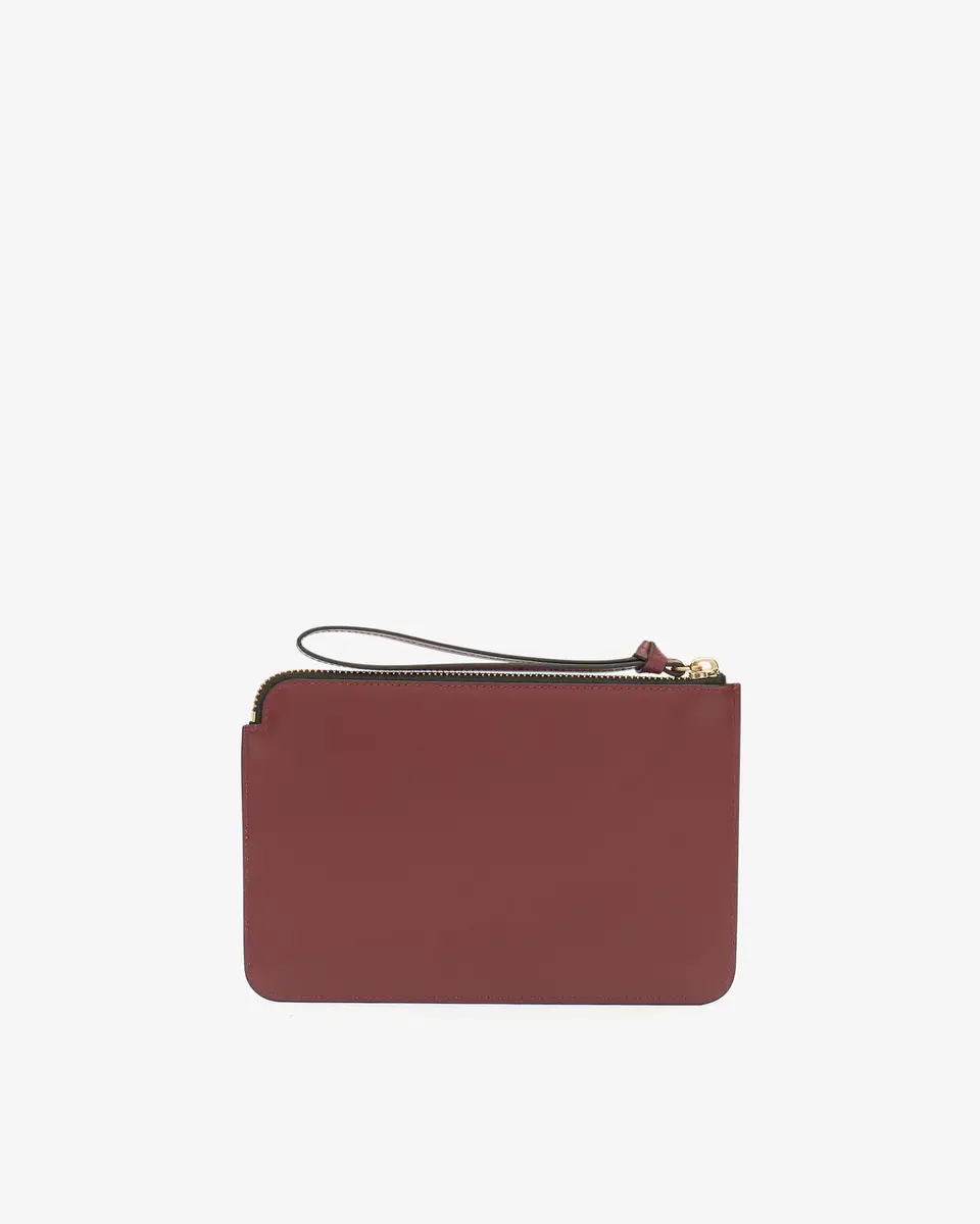 Isabel Marant Oskan Leather Flat Pouch | Thumbnail 2 Isabel Marant Oskan Leather Flat Pouch | Thumbnail 2