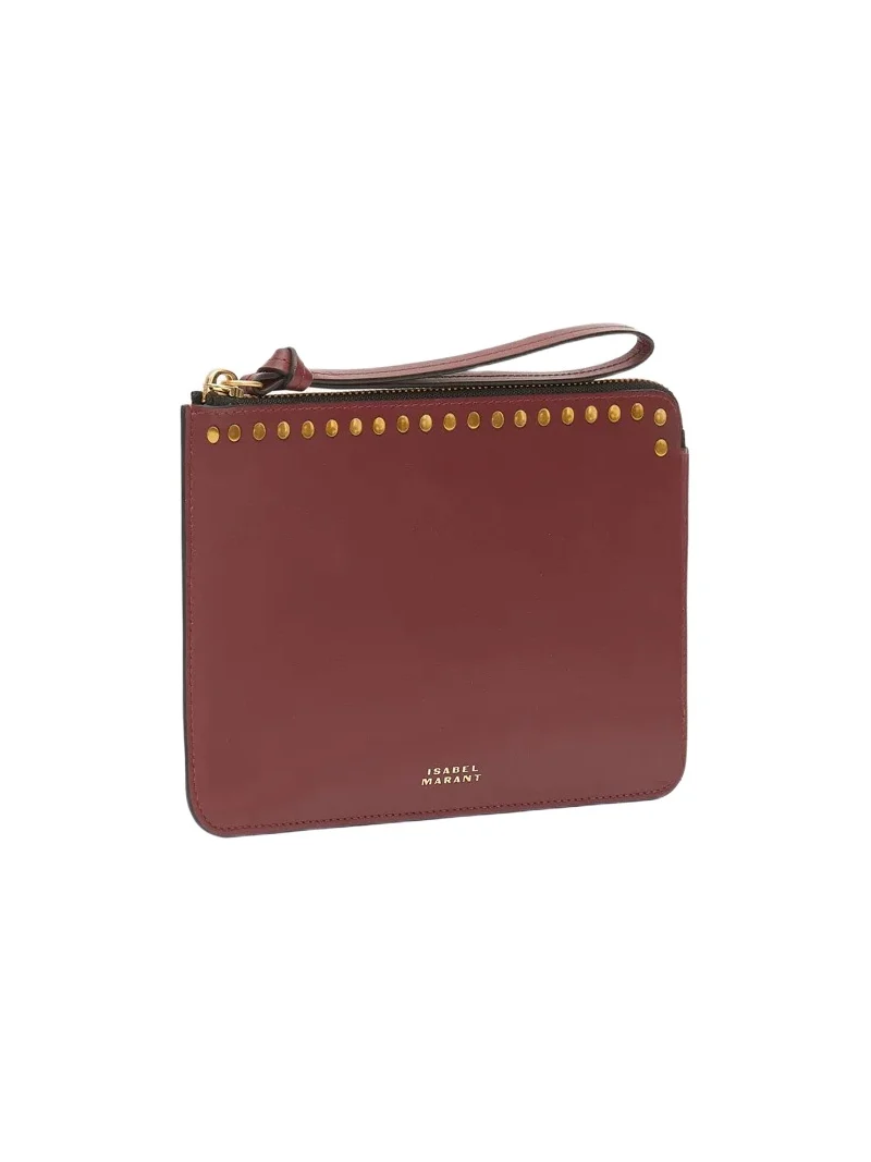 Isabel Marant Oskan Leather Flat Pouch