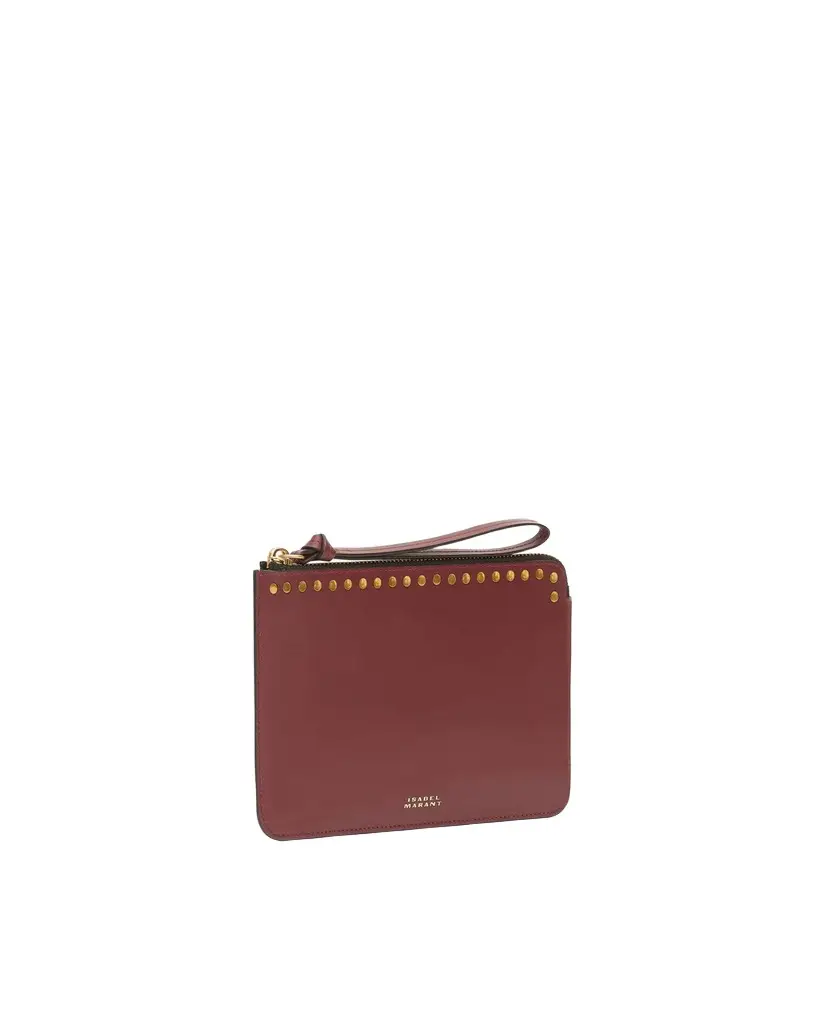 Isabel Marant Oskan Leather Flat Pouch