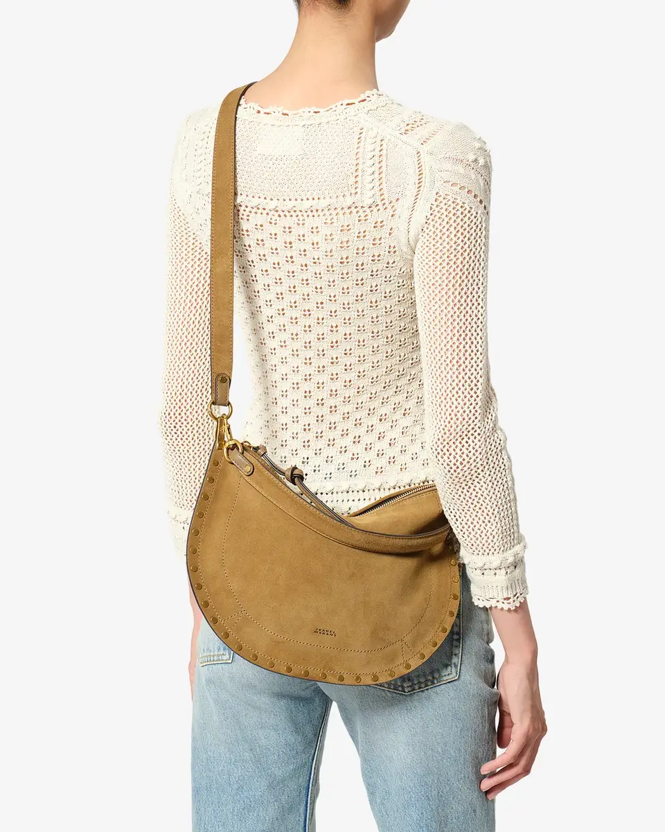 Isabel Marant Oskan Soft Zip Bag In Suede Leather | Thumbnail 5 Isabel Marant Oskan Soft Zip Bag In Suede Leather | Thumbnail 5