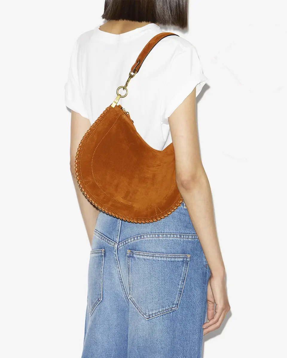 Isabel Marant Oskan Soft Zip Bag In Suede Leather | Thumbnail 5 Isabel Marant Oskan Soft Zip Bag In Suede Leather | Thumbnail 5