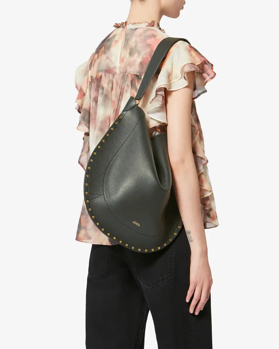Isabel Marant Oskan Hobo Soft Grained Leather Bag | Thumbnail 3 Isabel Marant Oskan Hobo Soft Grained Leather Bag | Thumbnail 3