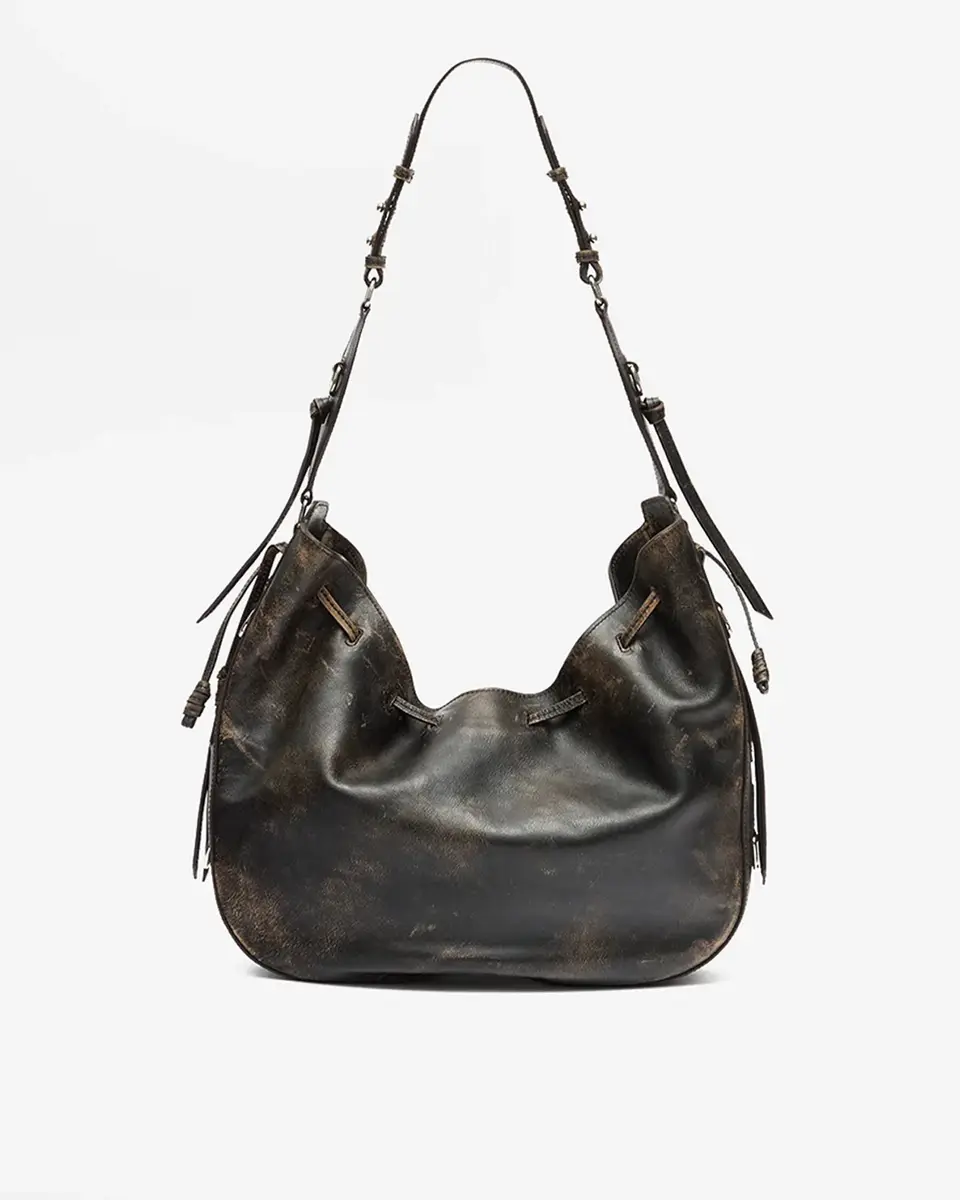 Isabel Marant Bolton Hobo Bag In Leather | Thumbnail 3