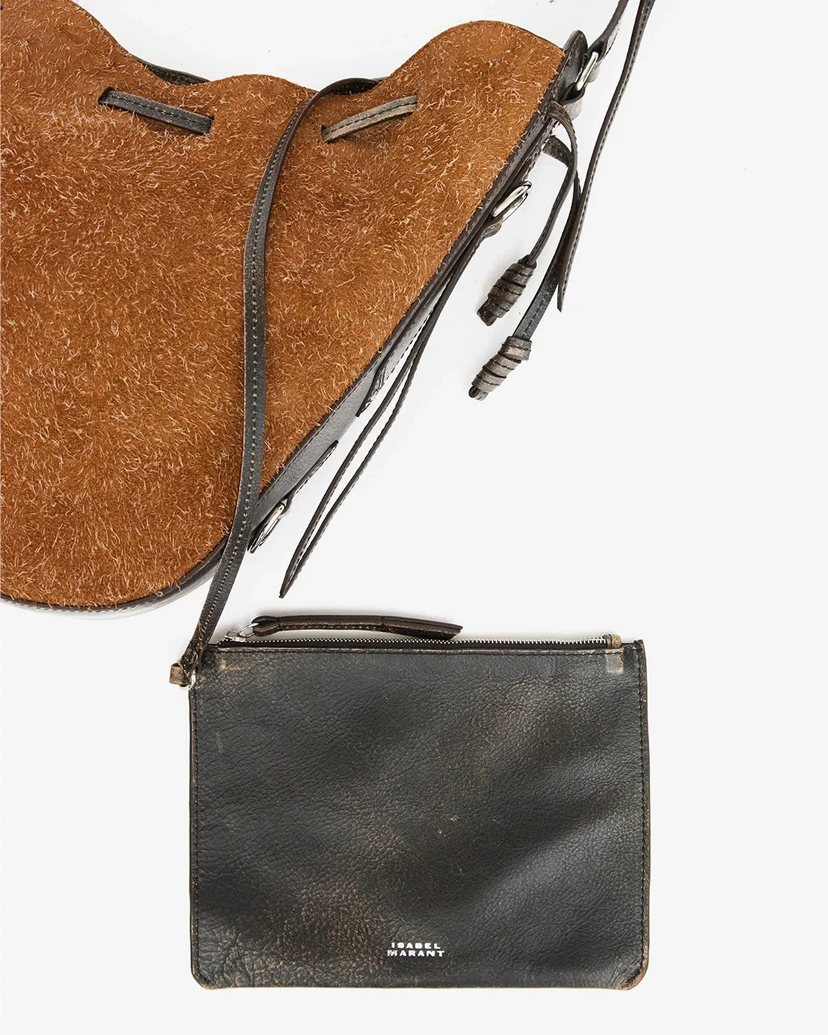 Isabel Marant Bolton Hobo Bag In Suede Leather