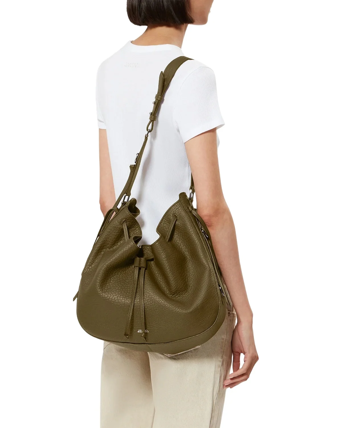 Isabel Marant Bolton Hobo Bag In Leather