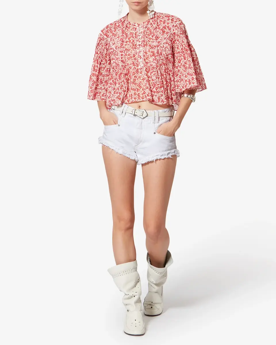Isabel Marant Eneidala Denim Shorts | Thumbnail 4