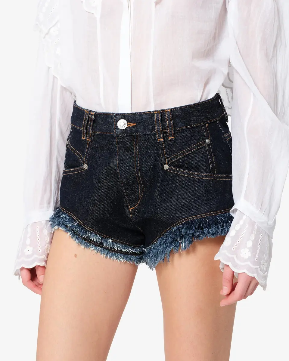 Isabel Marant Eneidala Denim Shorts | Thumbnail 4
