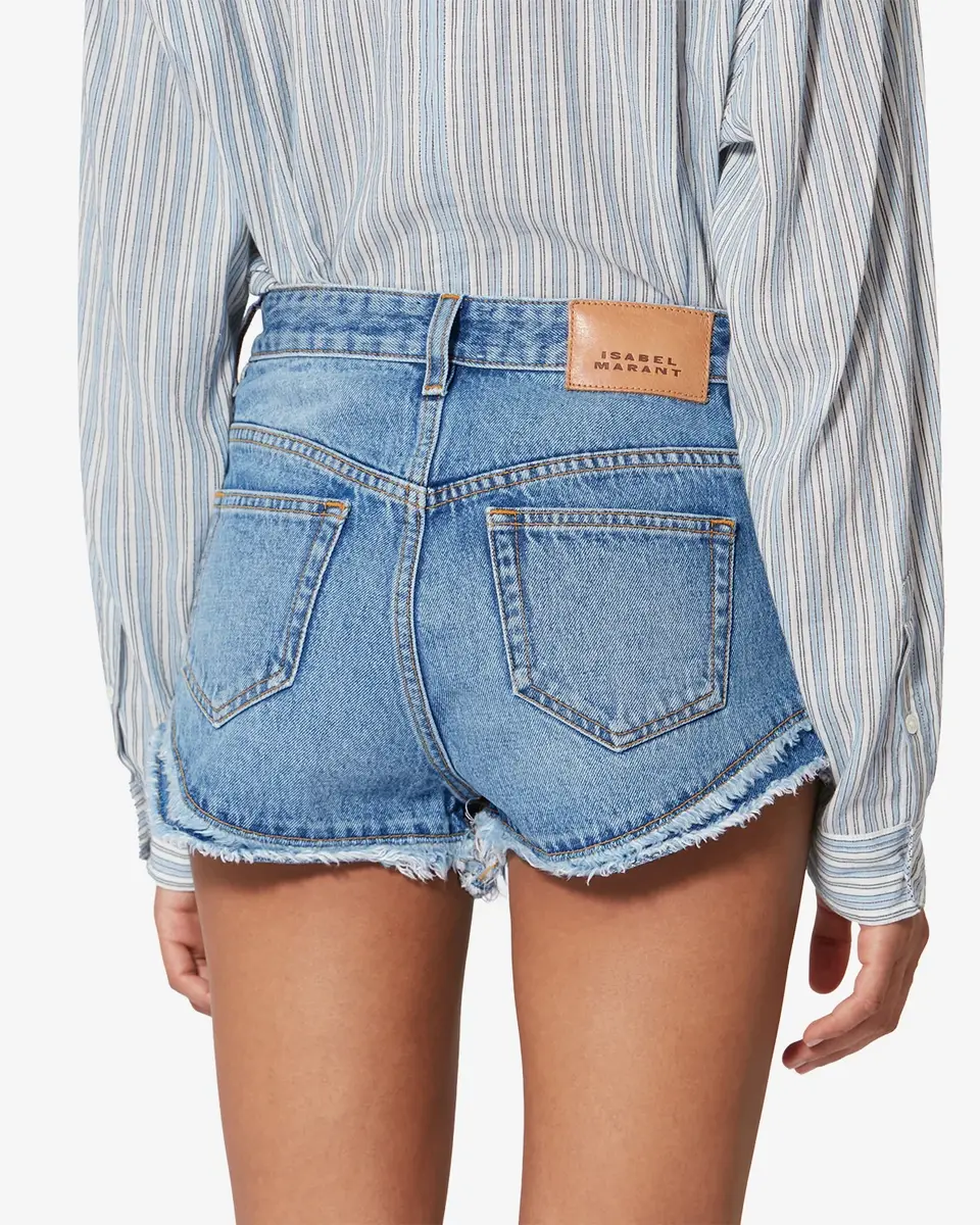 Isabel Marant Eneidala Denim Shorts | Thumbnail 3