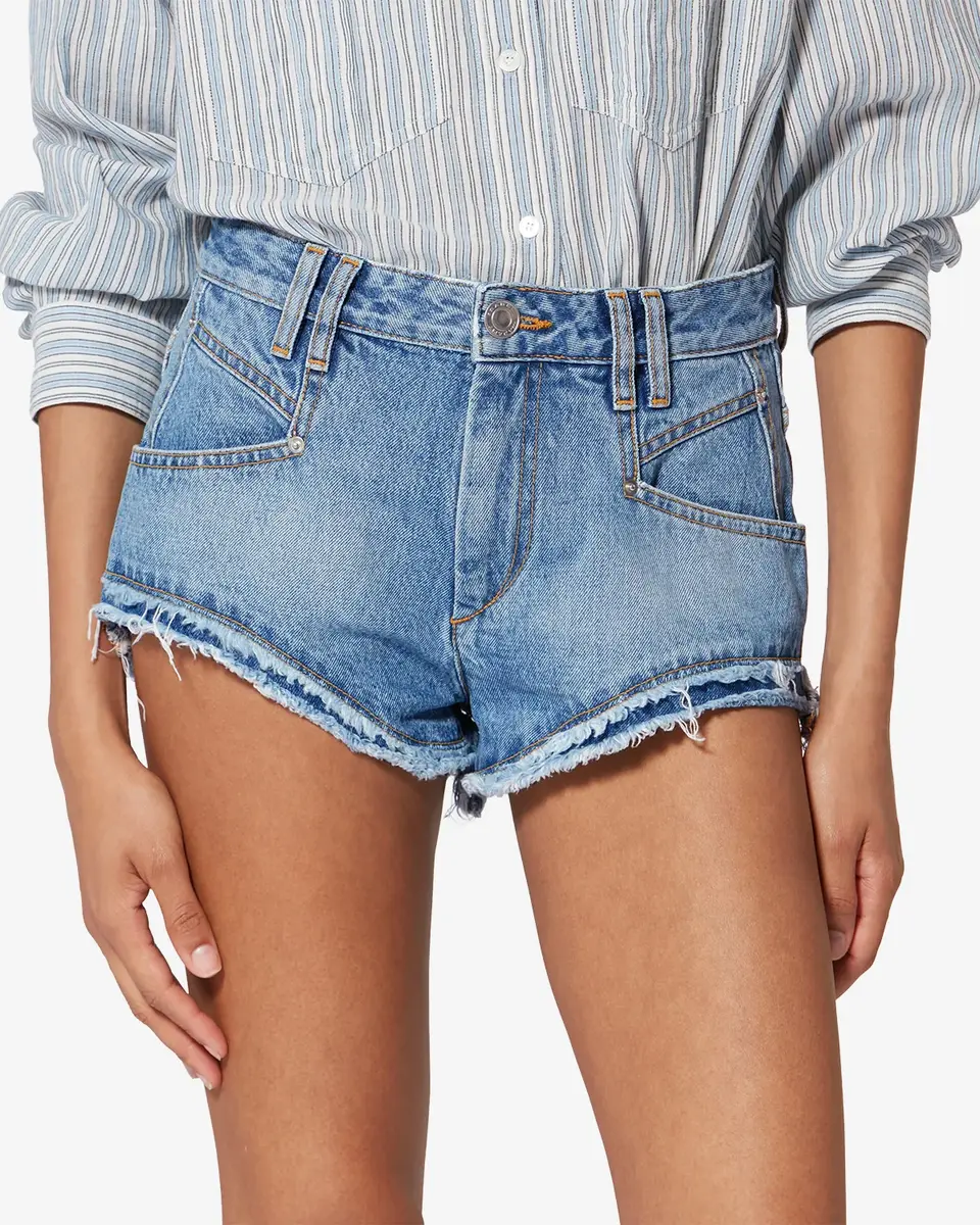 Isabel Marant Eneidala Denim Shorts | Thumbnail 5