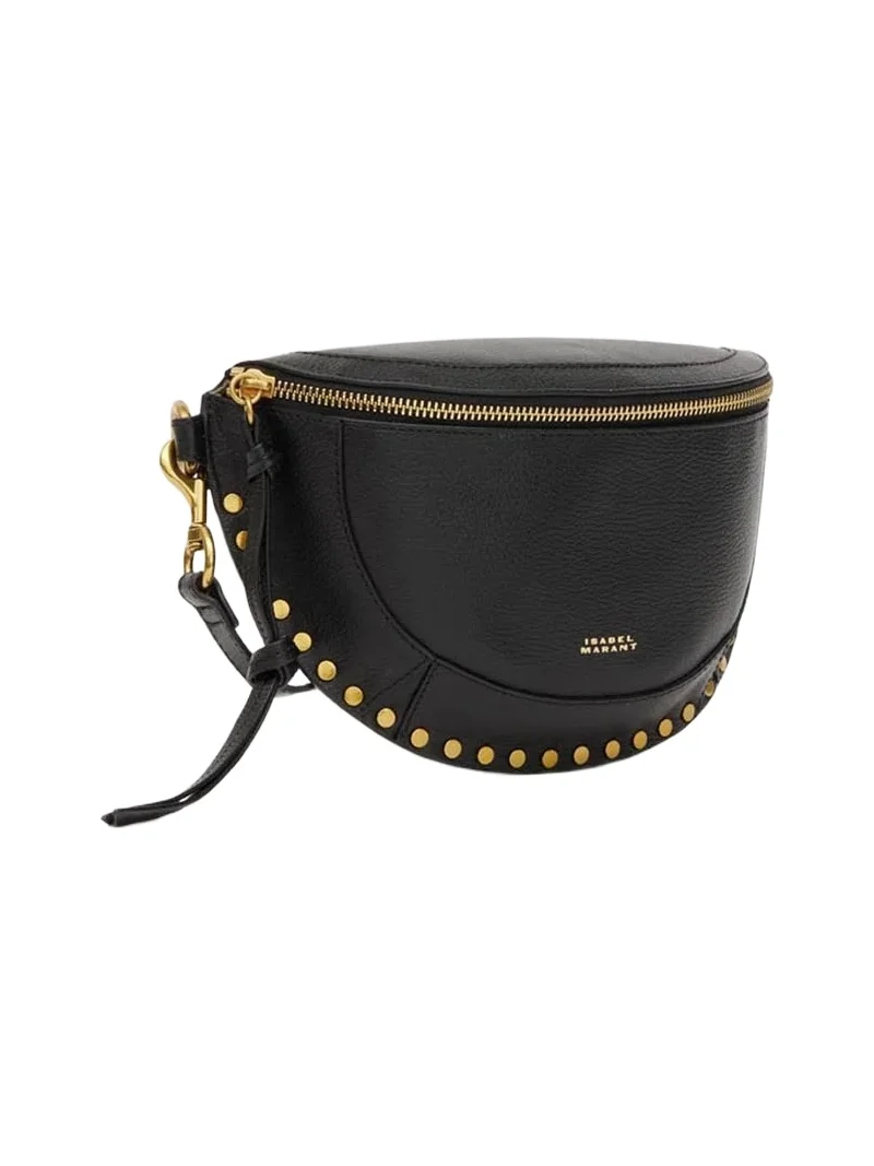 Isabel Marant Skano Belt Bag In Grained Leather
