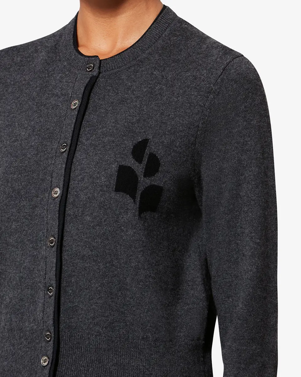 Marant Étoile Lona Logo Cardigan | Thumbnail 2 Marant Étoile Lona Logo Cardigan | Thumbnail 2