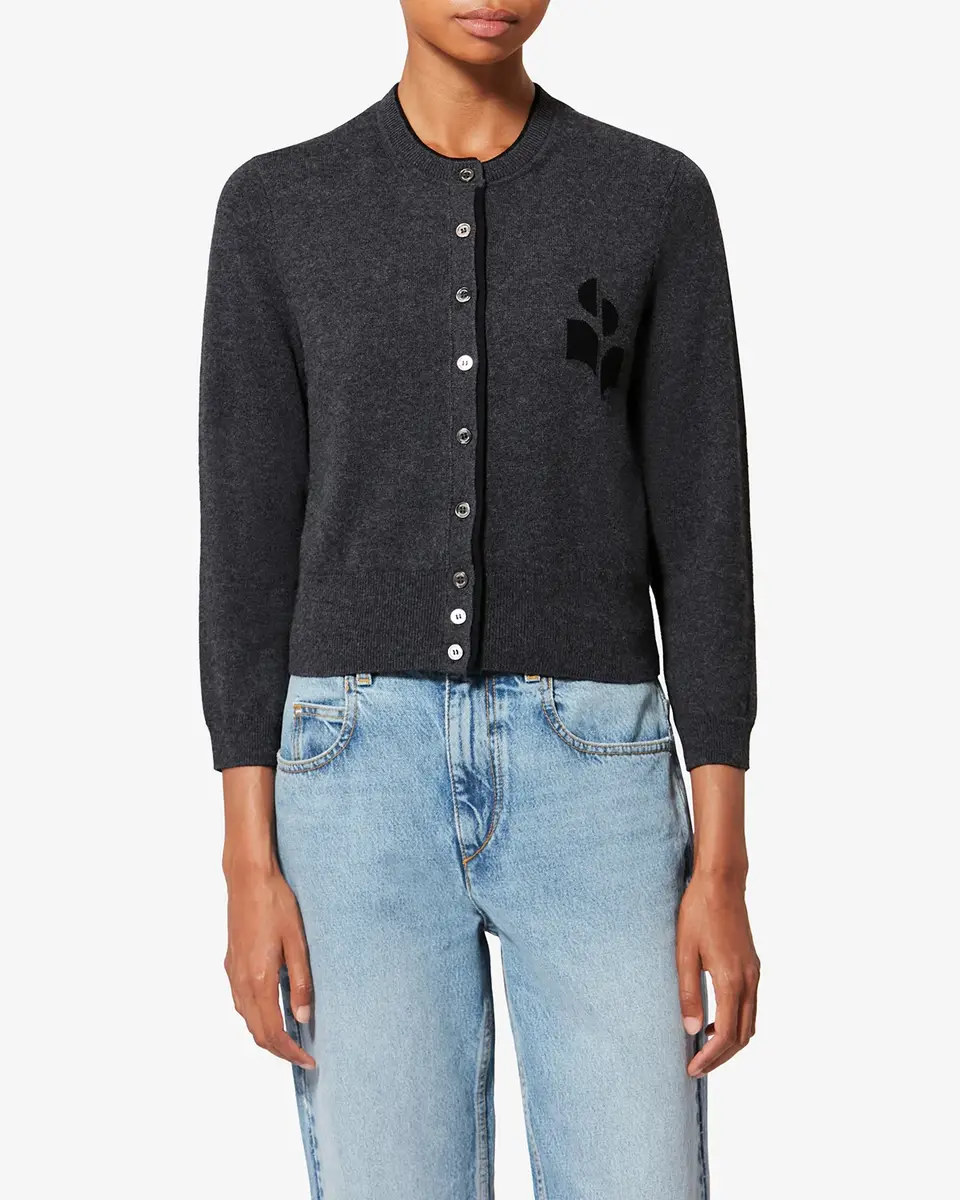 Marant Étoile Lona Logo Cardigan | Thumbnail 5 Marant Étoile Lona Logo Cardigan | Thumbnail 5