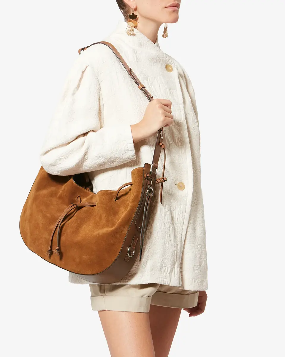 Isabel Marant Bolton Hobo Bag In Suede Leather | Thumbnail 3