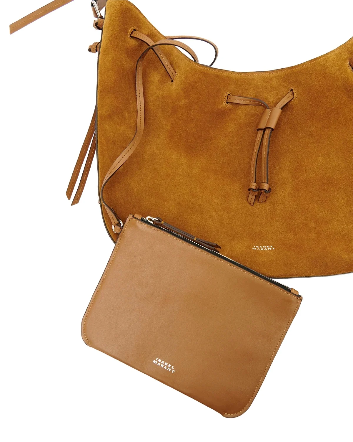 Isabel Marant Bolton Hobo Bag In Suede Leather
