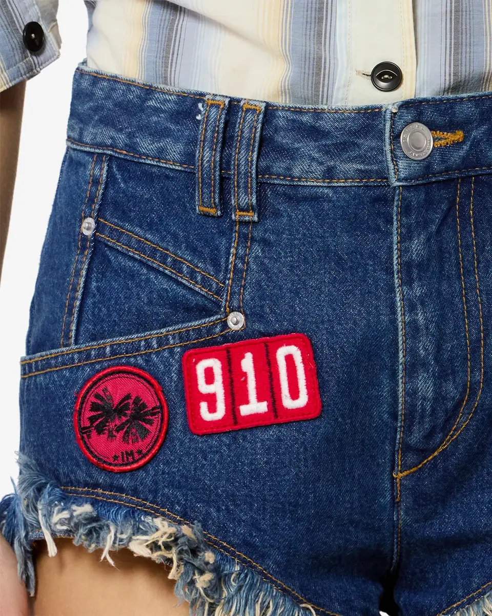 Isabel Marant Eneidala Denim Shorts | Thumbnail 2