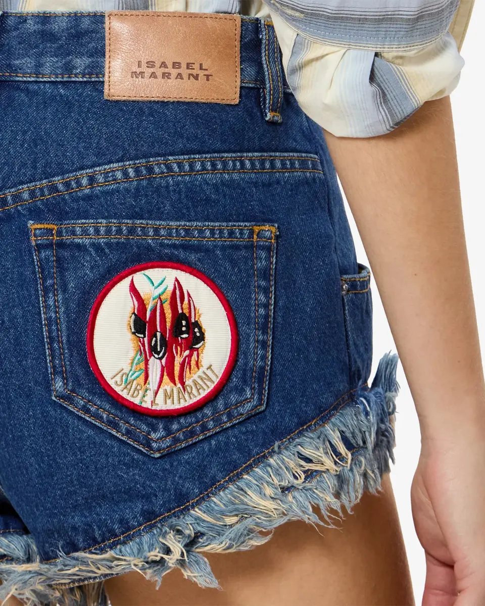 Isabel Marant Eneidala Denim Shorts | Thumbnail 6