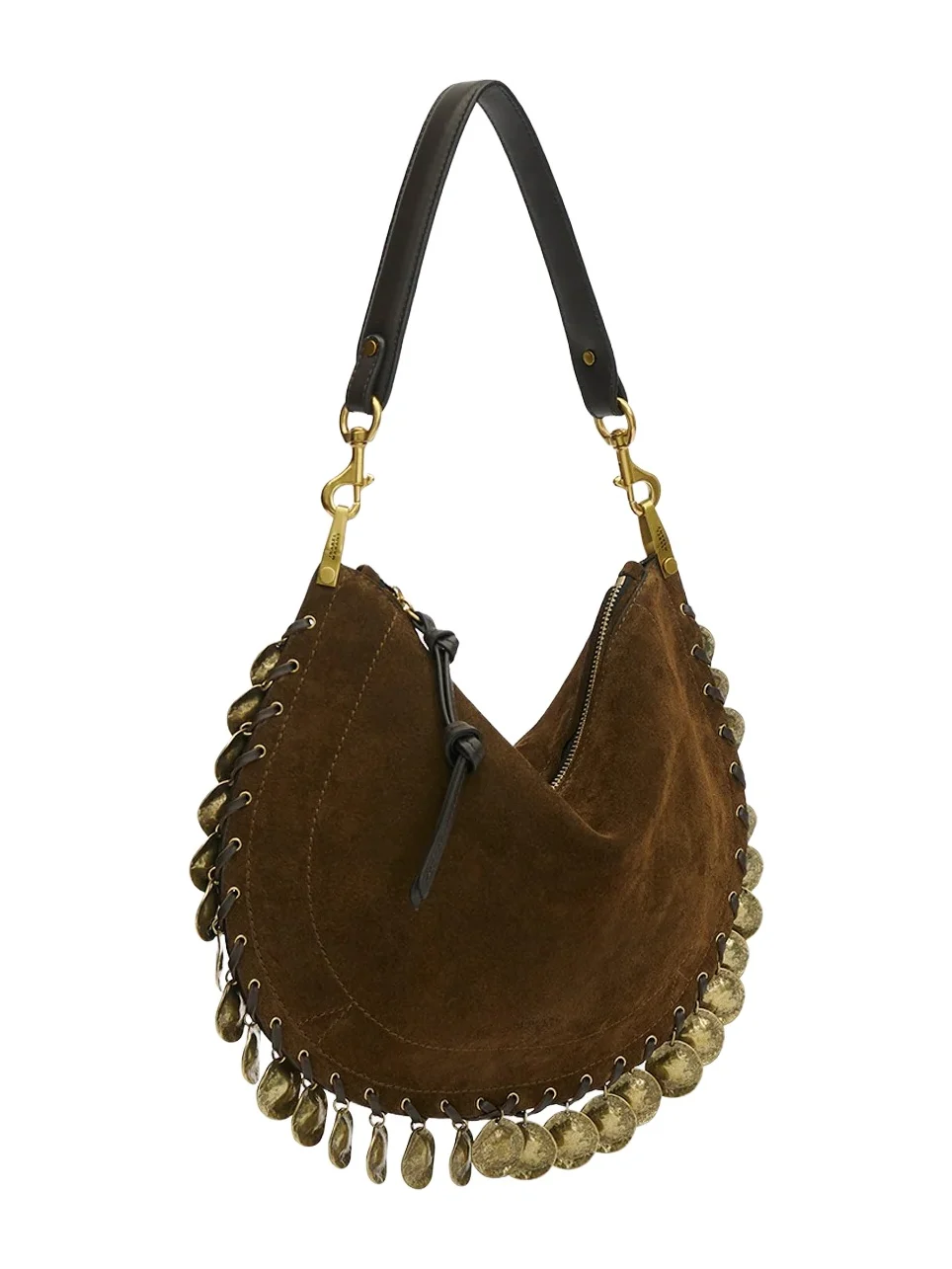 Isabel Marant Oskan Soft Zipped Bag Medallions