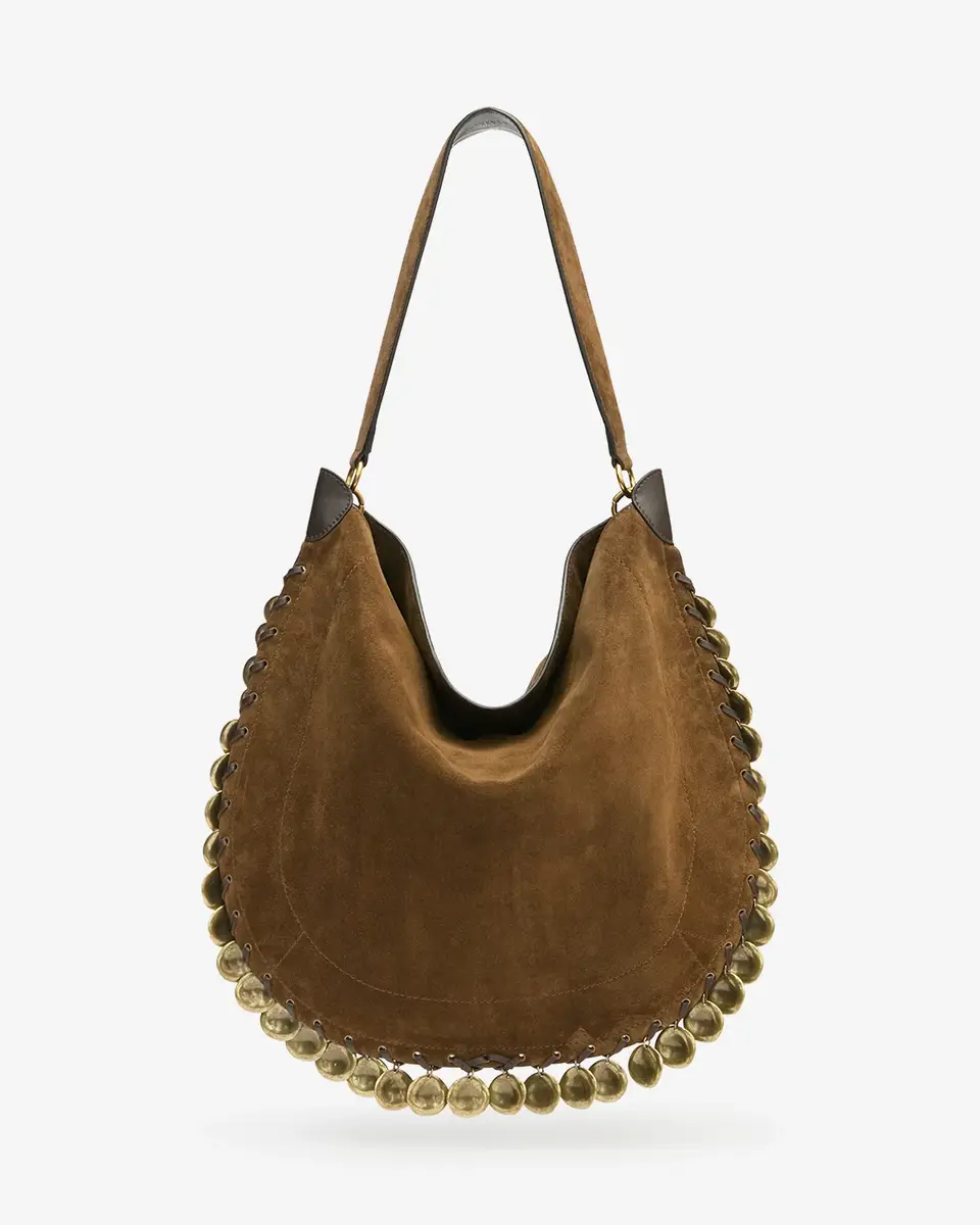 Isabel Marant Oskan Hobo Soft Bag In Suede Leather | Thumbnail 2