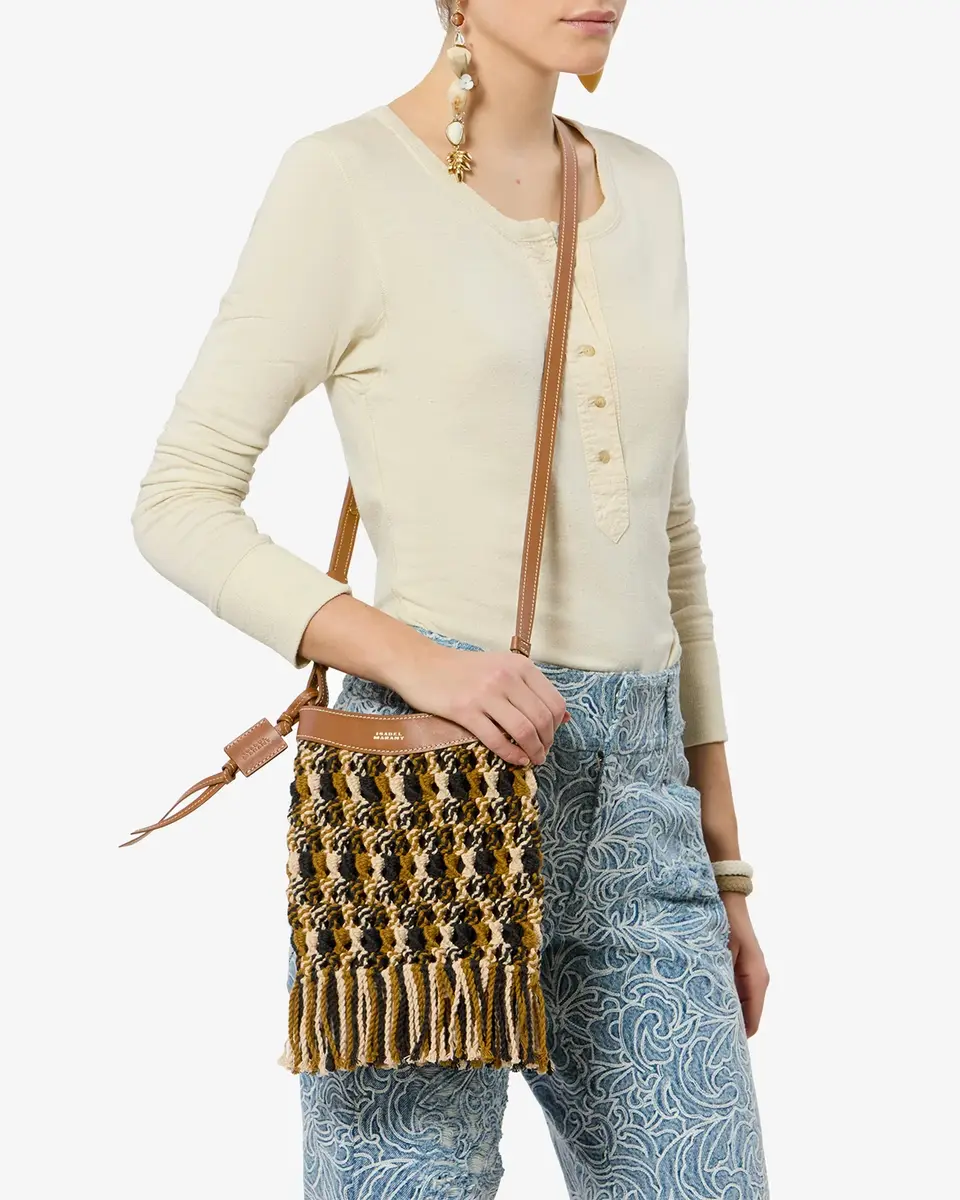 Isabel Marant Noli Bag In Macramé And Leather | Thumbnail 3 Isabel Marant Noli Bag In Macramé And Leather | Thumbnail 3