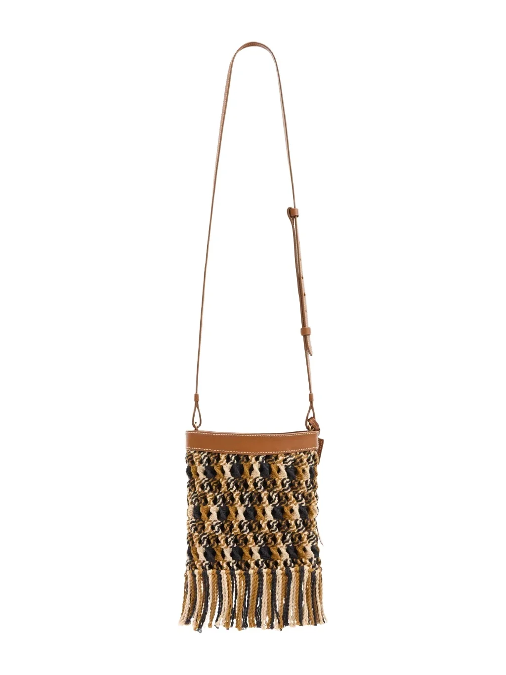 Isabel Marant Noli Bag In Macramé And Leather