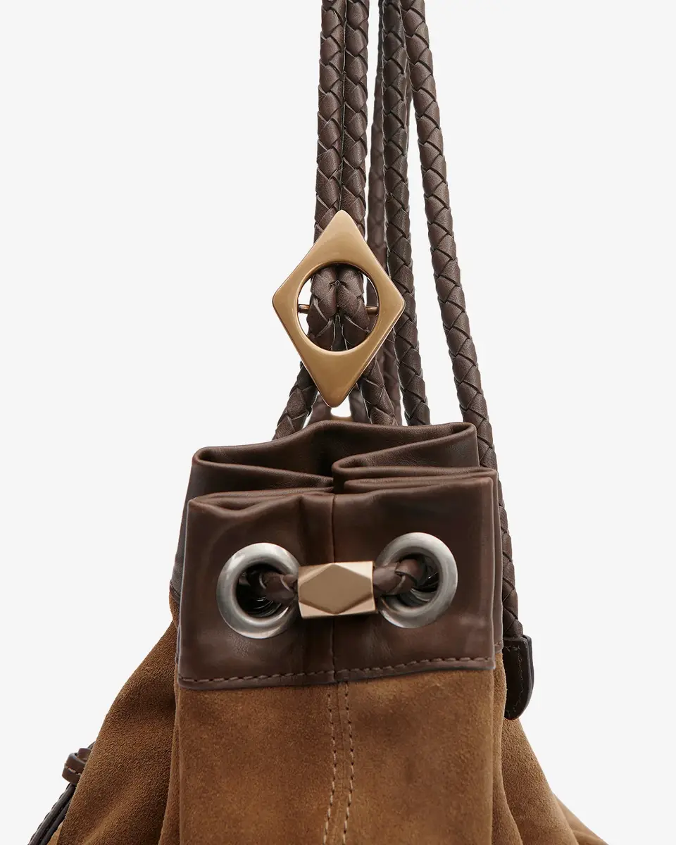 Isabel Marant Maia Medium Bag In Suede Leather | Thumbnail 4 Isabel Marant Maia Medium Bag In Suede Leather | Thumbnail 4