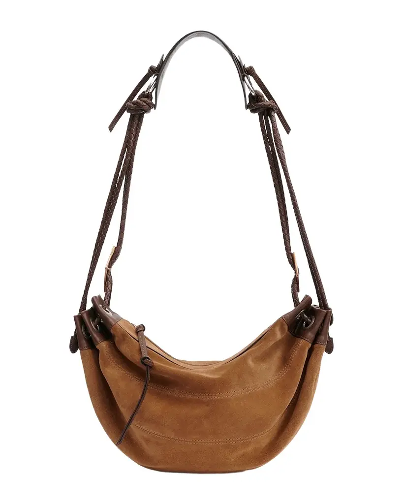 Isabel Marant Maia Medium Bag In Suede Leather