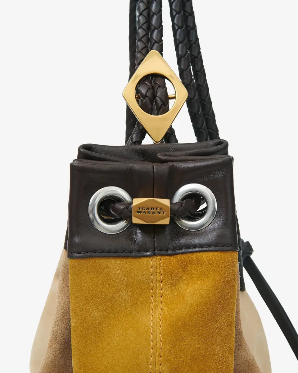 Isabel Marant Maia Medium Bag In Suede Leather | Thumbnail 8