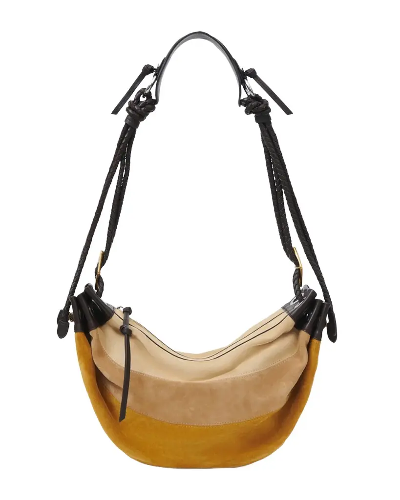 Isabel Marant Maia Medium Bag In Suede Leather