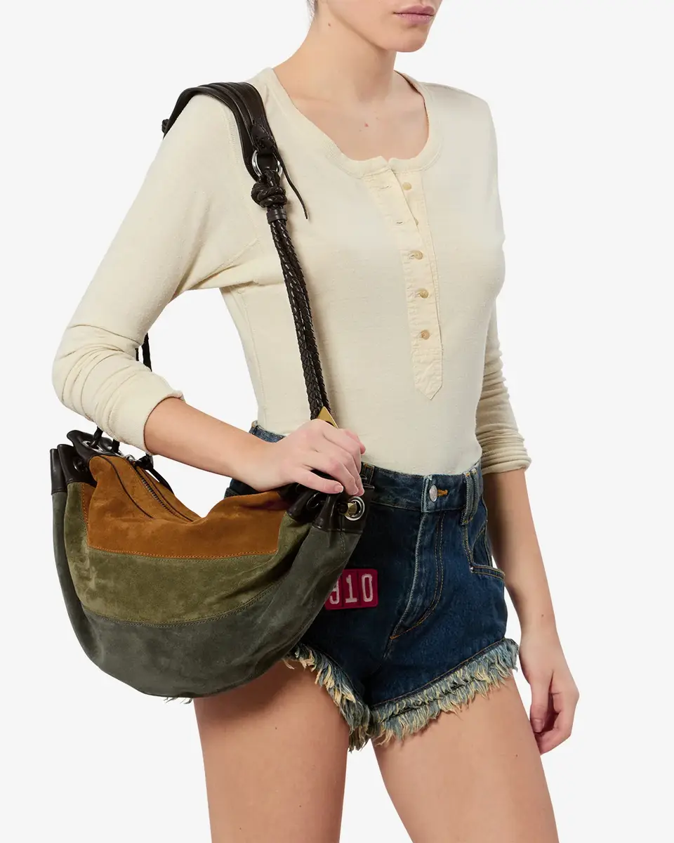 Isabel Marant Maia Medium Bag In Suede Leather | Thumbnail 4 Isabel Marant Maia Medium Bag In Suede Leather | Thumbnail 4