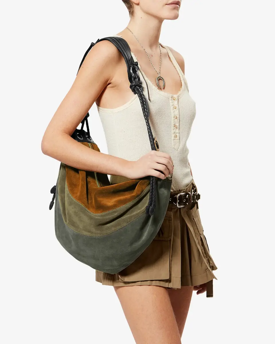 Isabel Marant Maia Large Bag In Suede Leather | Thumbnail 3 Isabel Marant Maia Large Bag In Suede Leather | Thumbnail 3