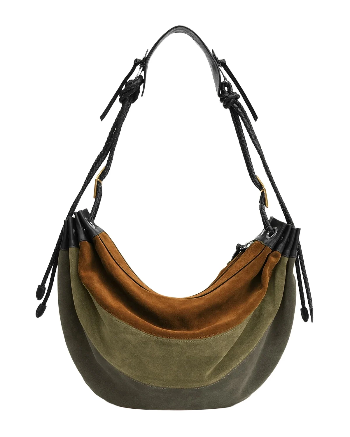 Isabel Marant Maia Large Bag In Suede Leather