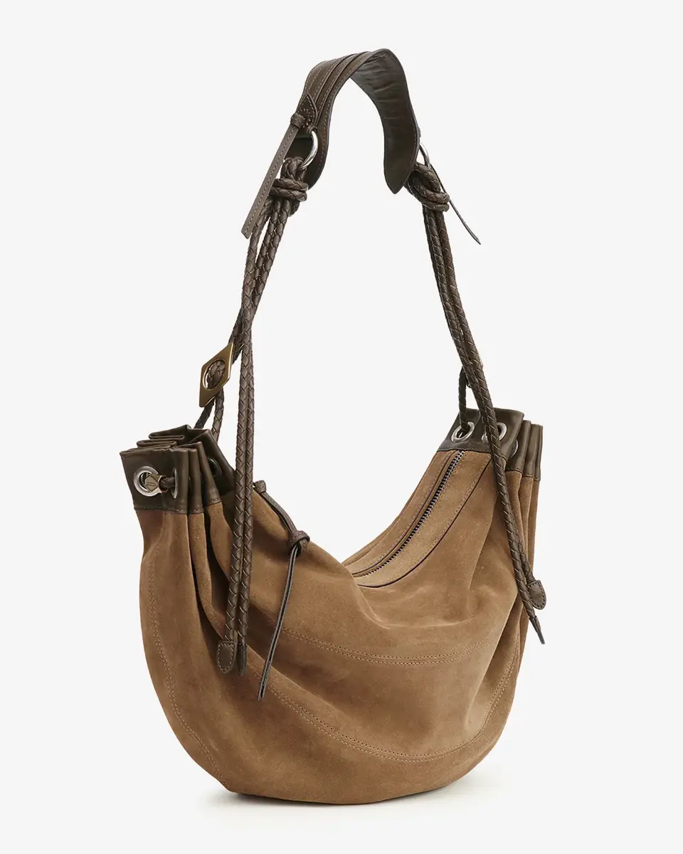 Isabel Marant Maia Large Bag In Suede Leather | Thumbnail 3 Isabel Marant Maia Large Bag In Suede Leather | Thumbnail 3