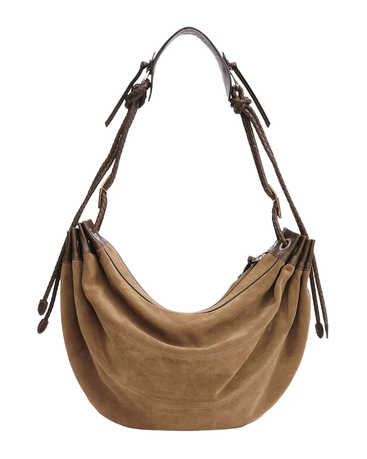 Maia Large Bag In Suede Leather Maia Large Bag In Suede Leather