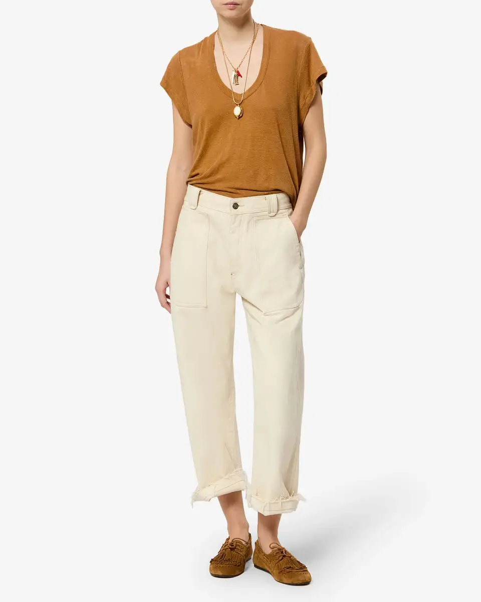 Marant Étoile Zankou Linen T-shirt | Thumbnail 4 Marant Étoile Zankou Linen T-shirt | Thumbnail 4